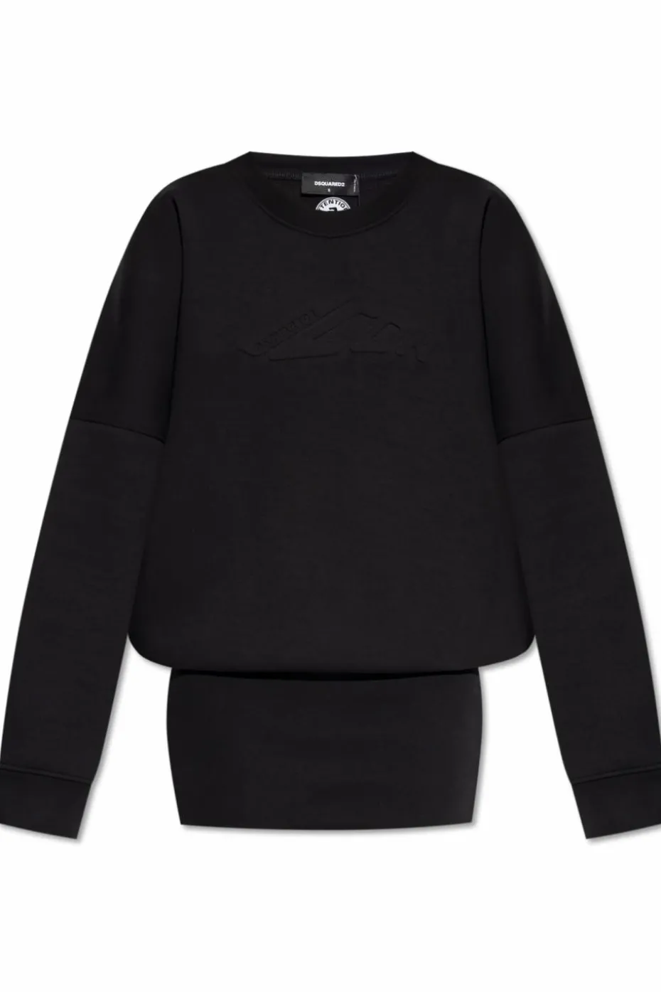 Dsquared2 CZARNY Sukienka z logo