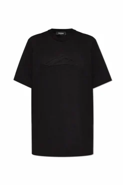 Dsquared2 CZARNY Sukienka z logo