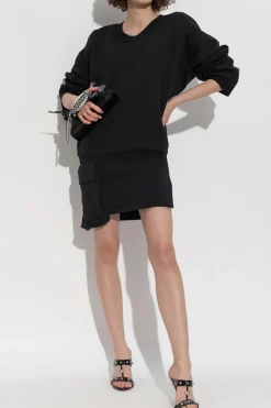 Dsquared2 CZARNY Sukienka z kieszenią