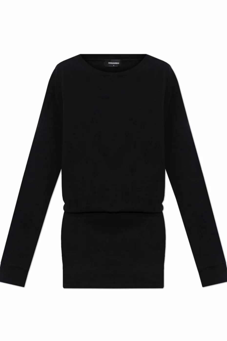 Dsquared2 CZARNY Sukienka z długim rękawem