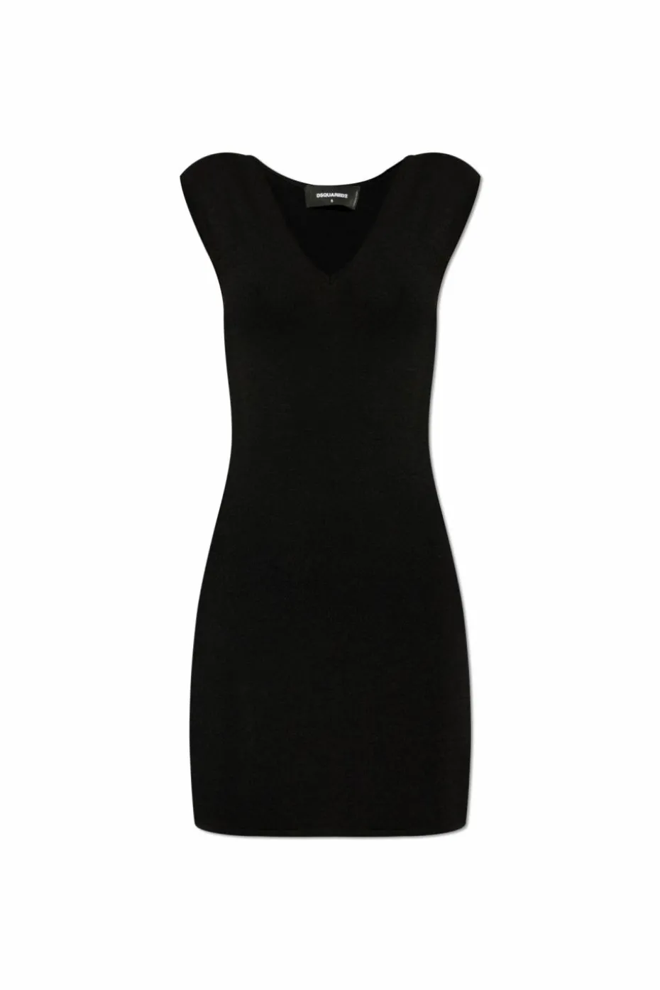 Dsquared2 CZARNY Sukienka z dekoltem w serek