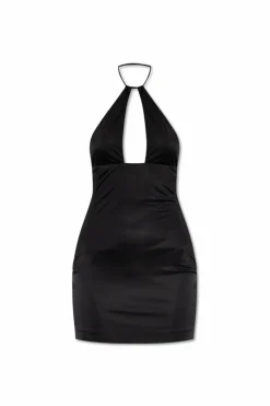 Dsquared2 CZARNY Sukienka wiązana na szyi