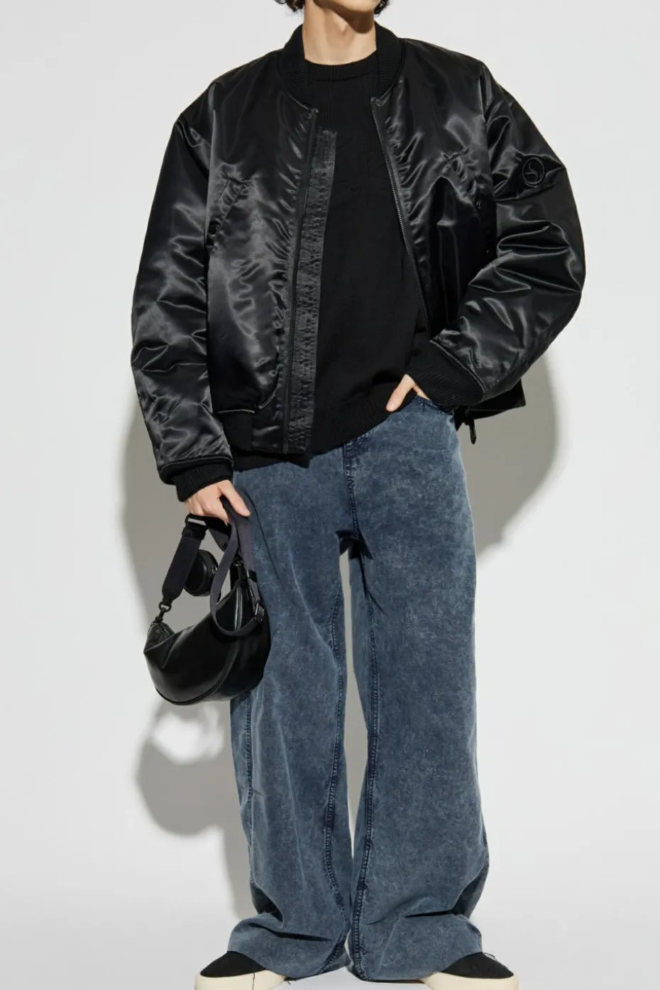 Dsquared2 CZARNY Sweter z logo