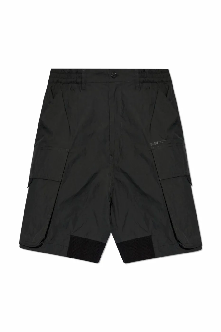 Dsquared2 CZARNY Szorty z kieszeniami