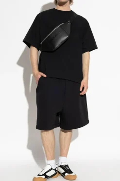 Dsquared2 CZARNY Szorty dresowe
