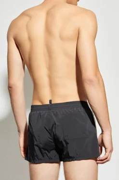 Dsquared2 CZARNY Szorty kąpielowe