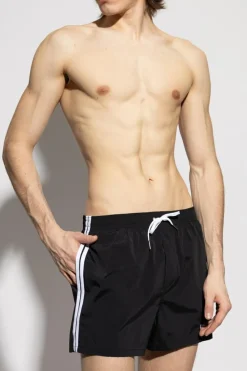 Dsquared2 CZARNY Szorty kąpielowe