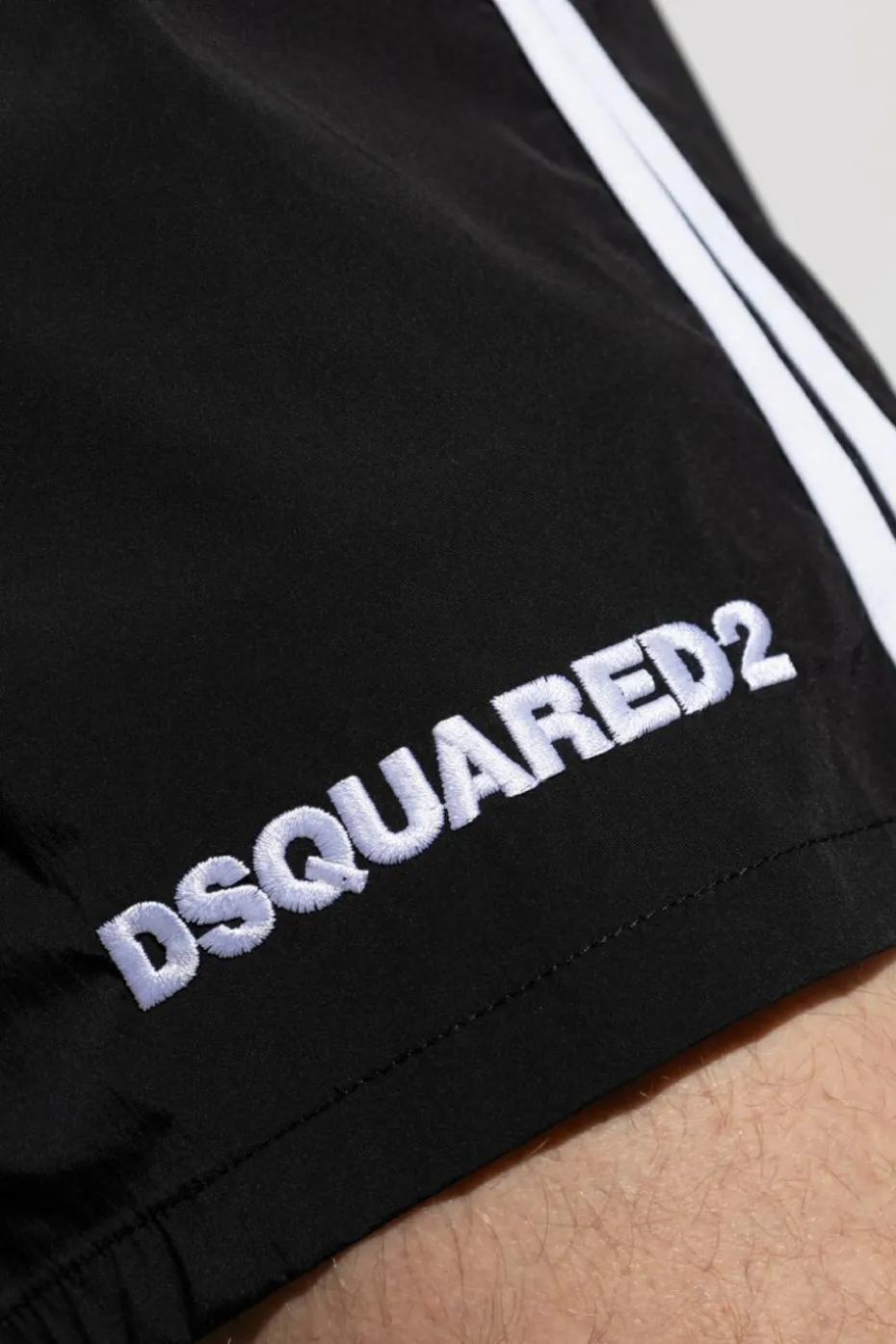 Dsquared2 CZARNY Szorty kąpielowe