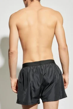 Dsquared2 CZARNY Szorty kąpielowe