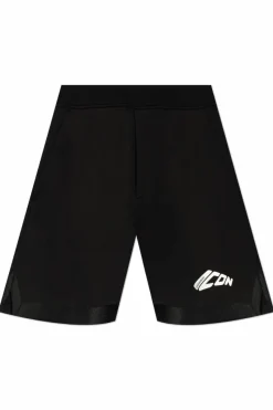 Dsquared2 CZARNY Szorty z logo