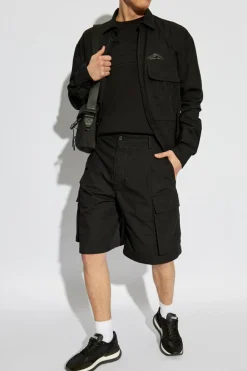 Dsquared2 CZARNY Szorty z logo