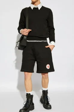 Dsquared2 CZARNY Szorty z logo