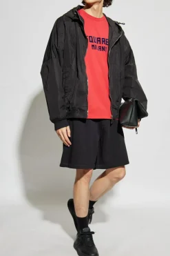 Dsquared2 CZARNY Szorty z logo