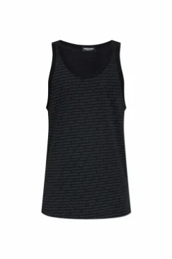 Dsquared2 CZARNY Top z kolekcji `Underwear`