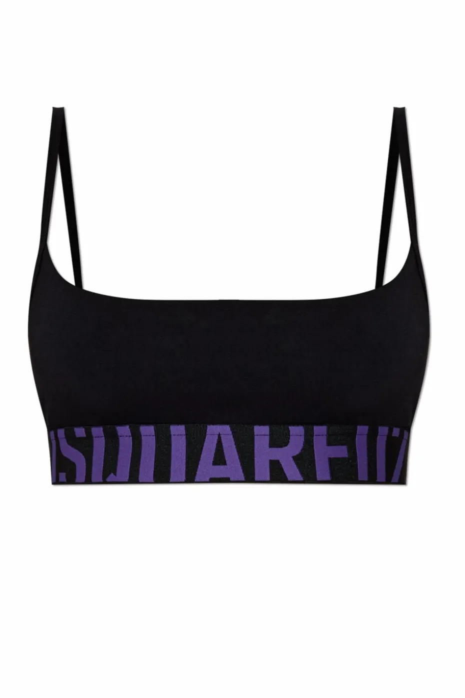 Dsquared2 CZARNY Top z logo