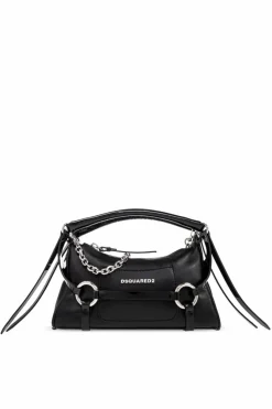 Dsquared2 CZARNY Torba do ręki z logo