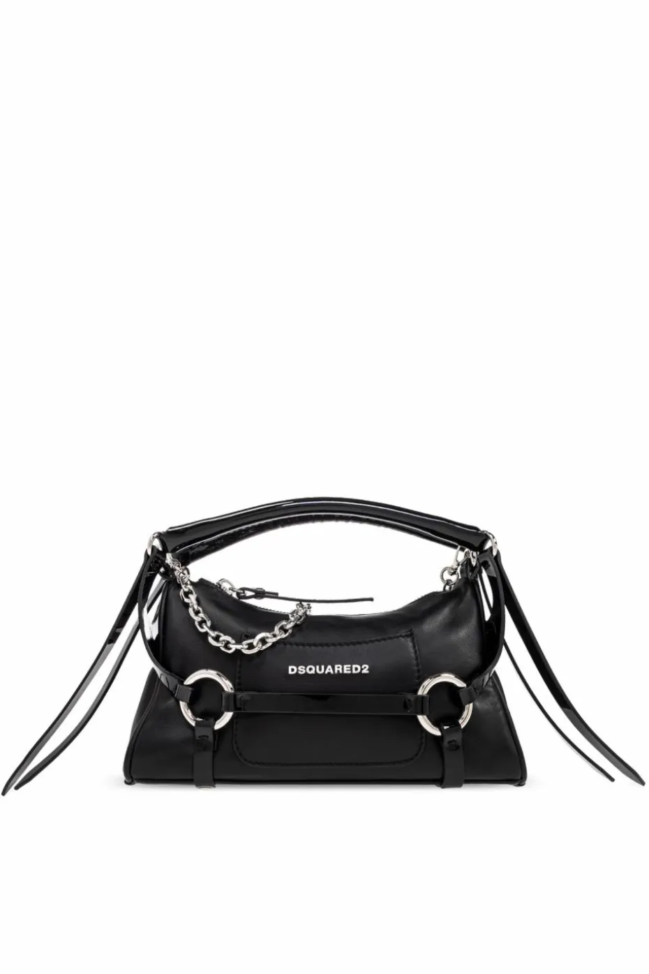Dsquared2 CZARNY Torba do ręki z logo