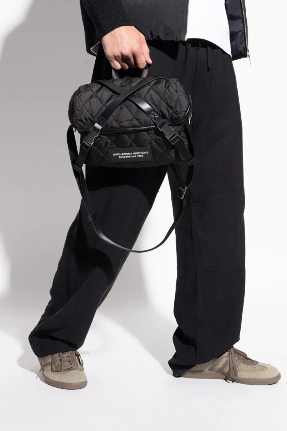 Dsquared2 CZARNY Torba z logo