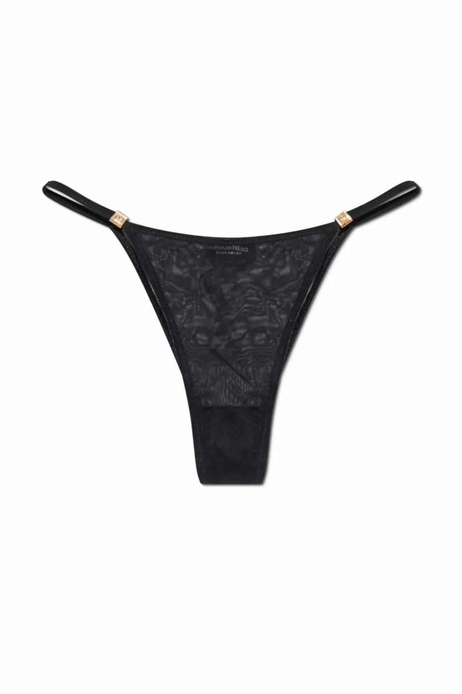Dsquared2 CZARNY Transparentne figi