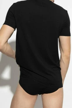 Dsquared2 CZARNY T-shirt z kolekcji `Underwear`