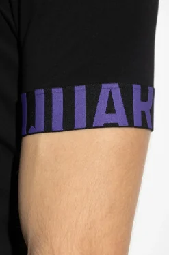 Dsquared2 CZARNY T-shirt z kolekcji `Underwear`