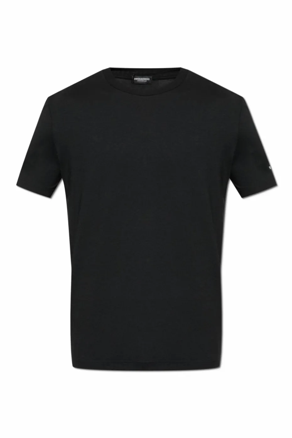 Dsquared2 CZARNY T-shirt z logo