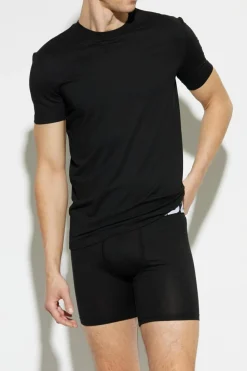 Dsquared2 CZARNY T-shirt z logo