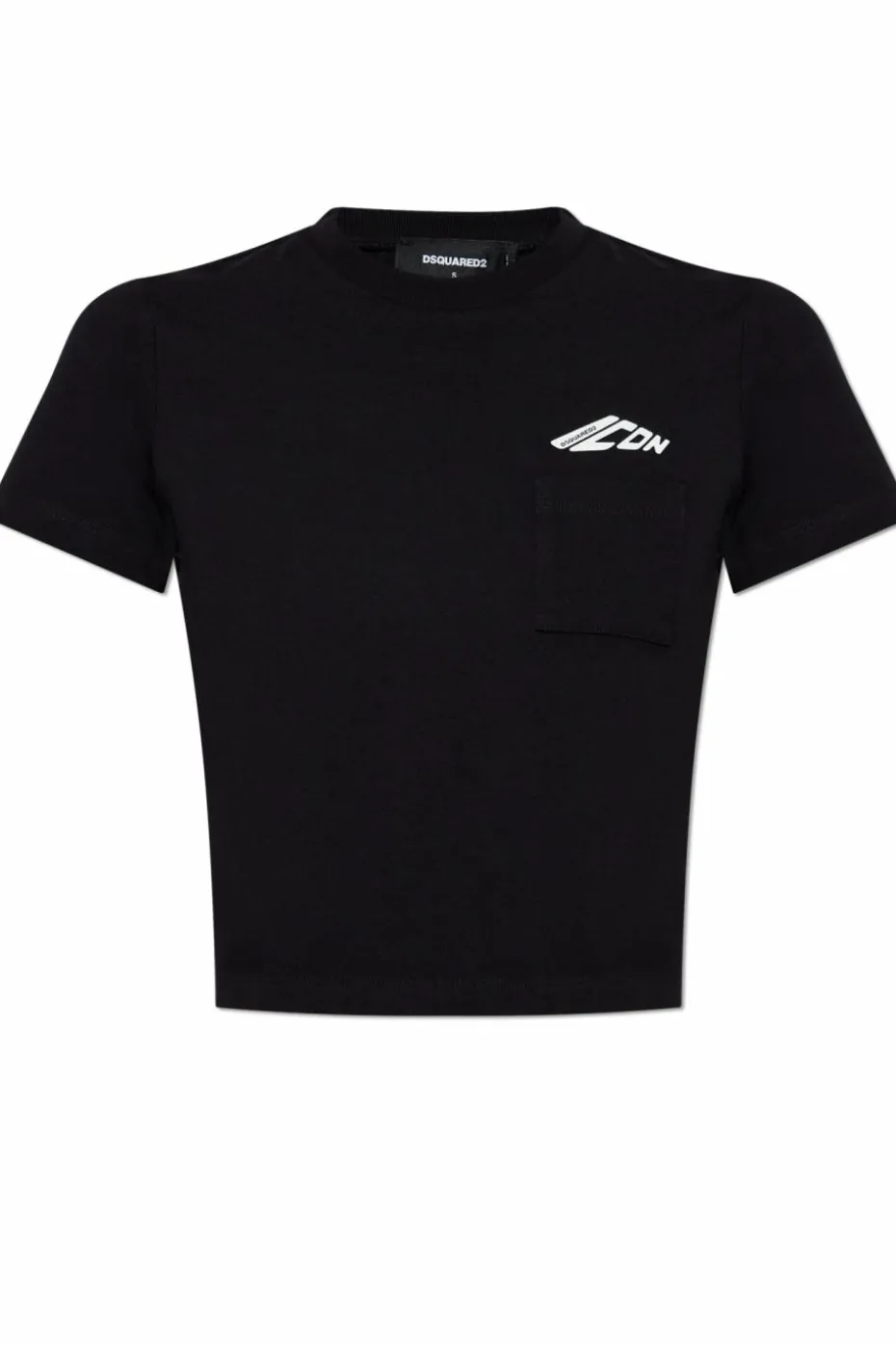 Dsquared2 CZARNY T-shirt z logo