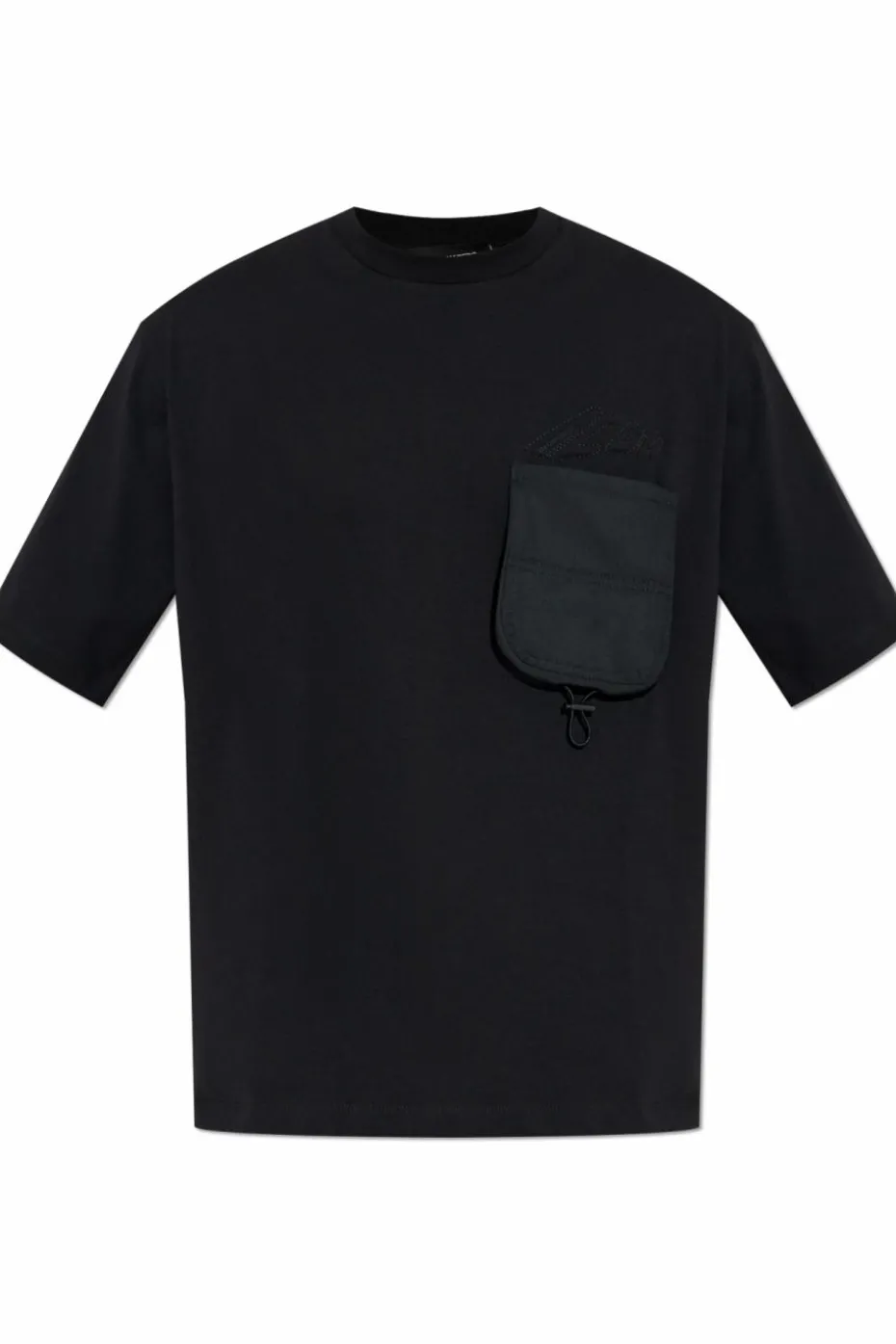 Dsquared2 CZARNY T-shirt z logo