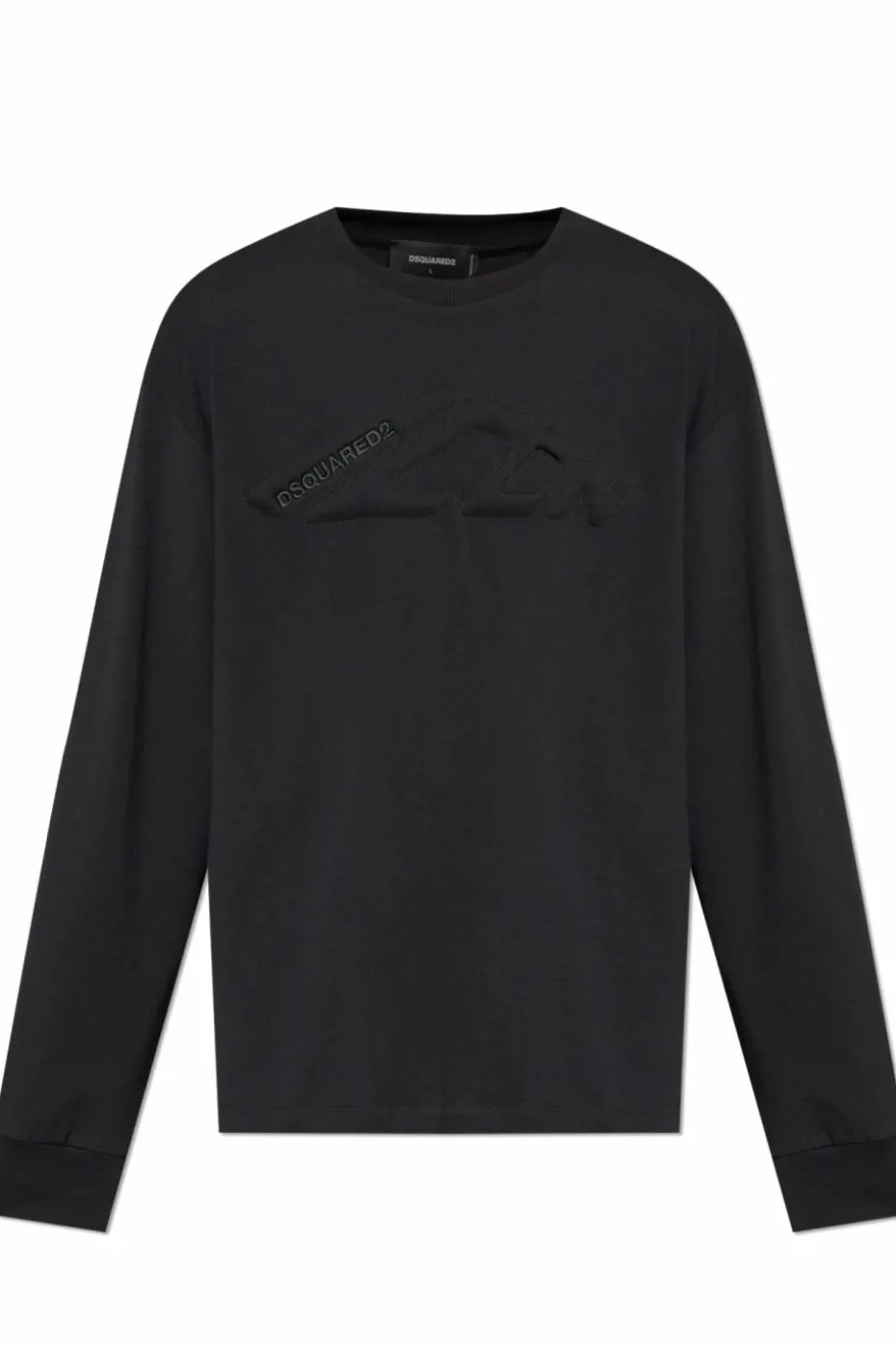 Dsquared2 CZARNY T-shirt z logo