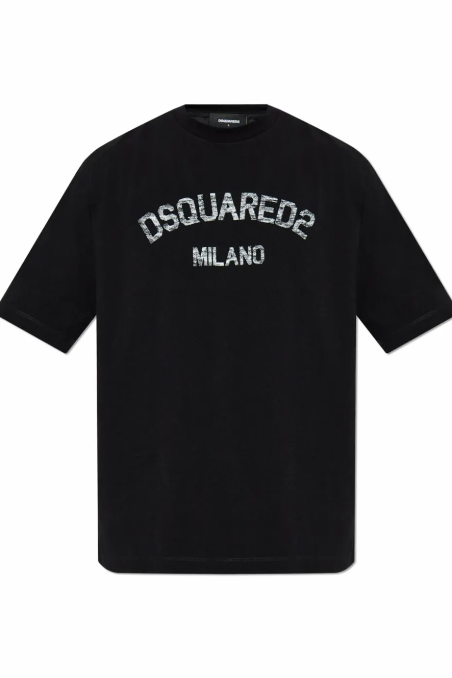 Dsquared2 CZARNY T-shirt z logo