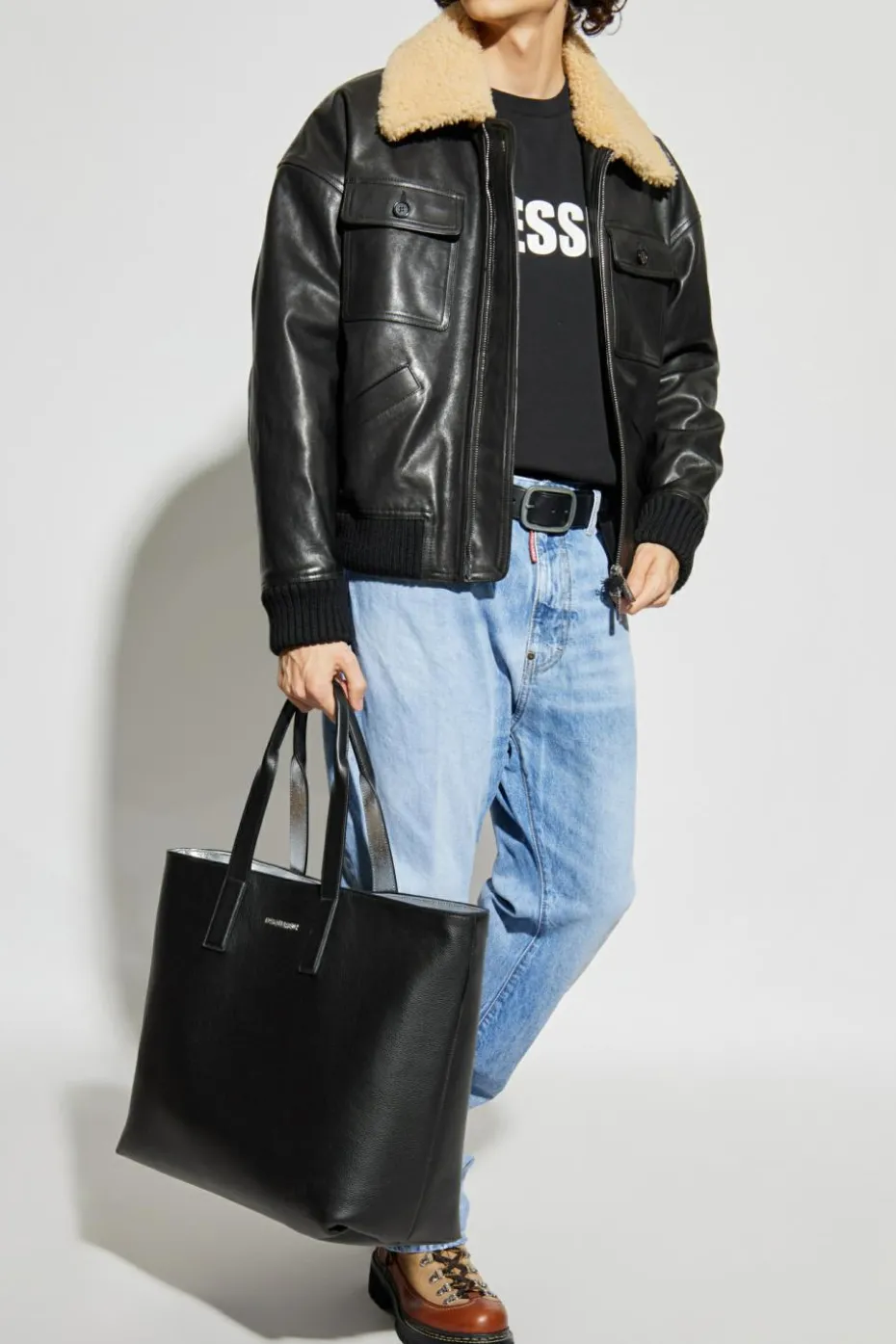 Dsquared2 CZARNY T-shirt z logo