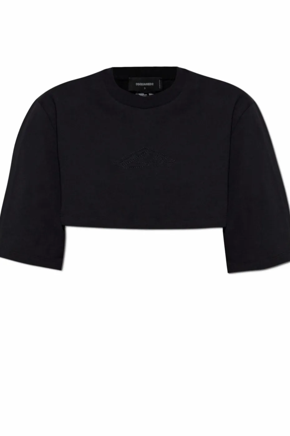 Dsquared2 CZARNY T-shirt z logo