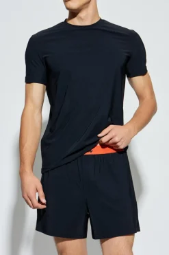 Dsquared2 CZARNY T-shirt z bieliźniany z okrągłym dekoltem