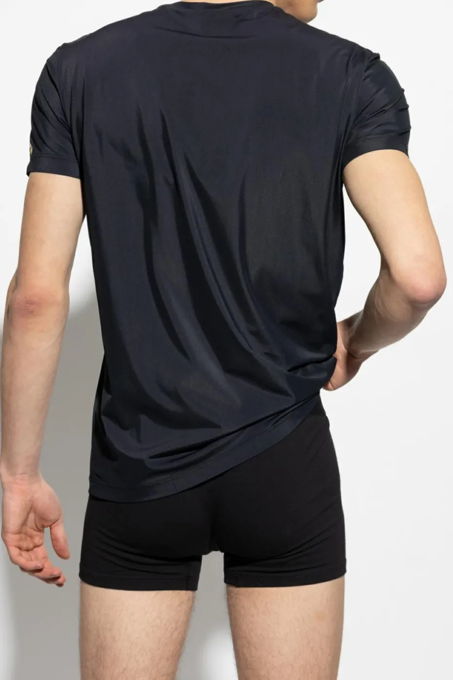 Dsquared2 CZARNY T-shirt z logo