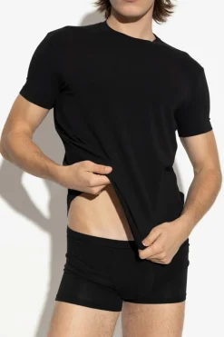 Dsquared2 CZARNY T-shirt z kolekcji `Underwear`