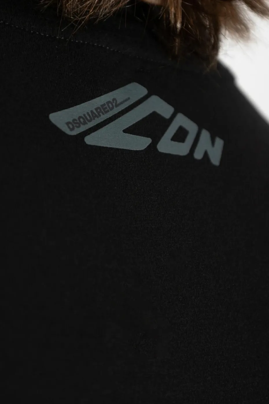 Dsquared2 CZARNY T-shirt z kolekcji `Underwear`