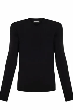 Dsquared2 CZARNY T-shirt z kolekcji `Underwear`