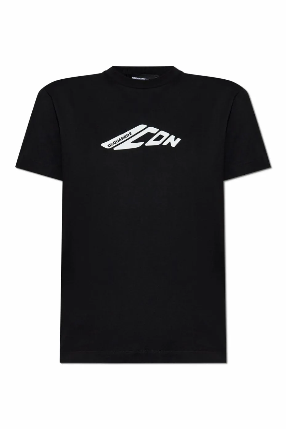 Dsquared2 CZARNY T-shirt z logo