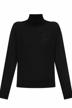 Dsquared2 CZARNY Wełniany golf