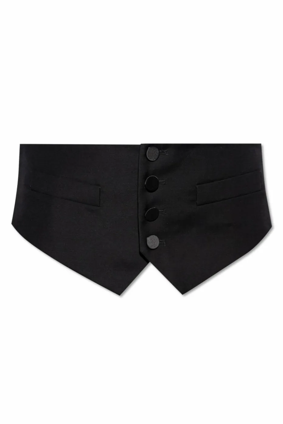 Dsquared2 CZARNY Wełniany pas