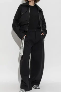 Dsquared2 CZARNY Wełniany sweter