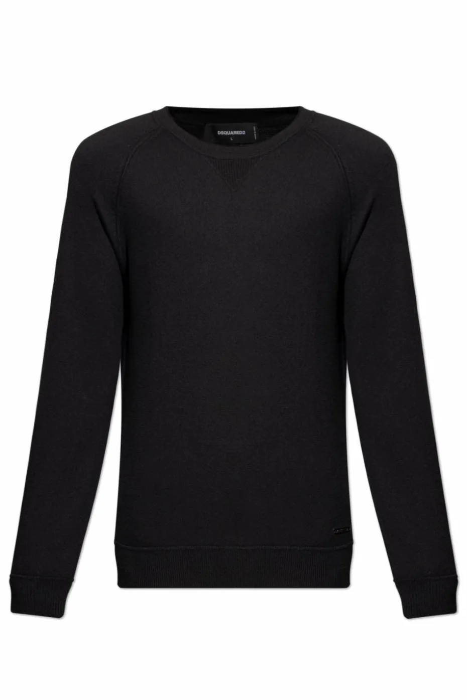 Dsquared2 CZARNY Wełniany sweter