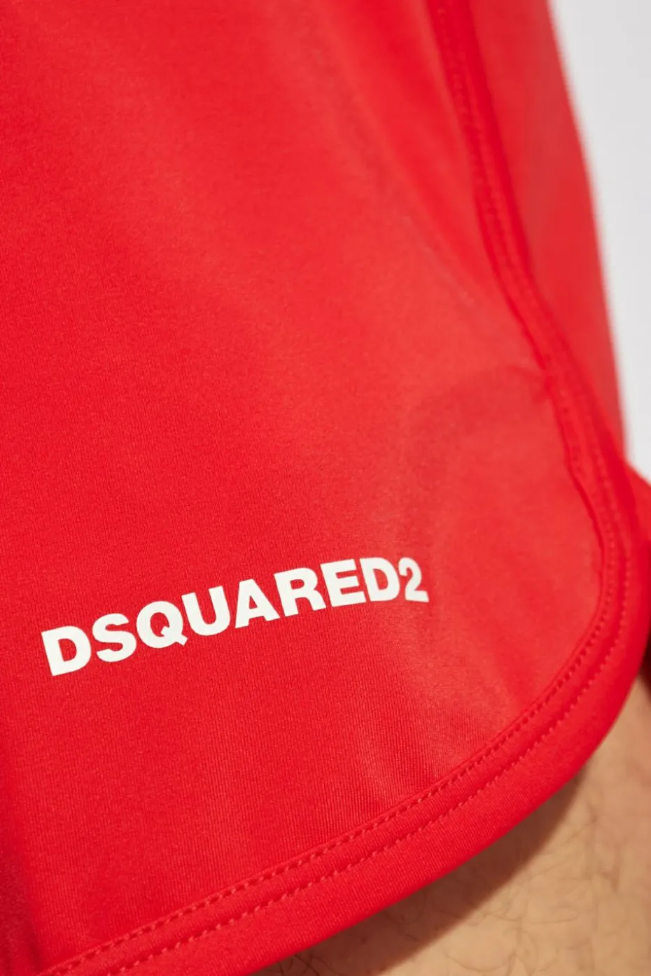 Dsquared2 CZERWONY Szorty kąpielowe