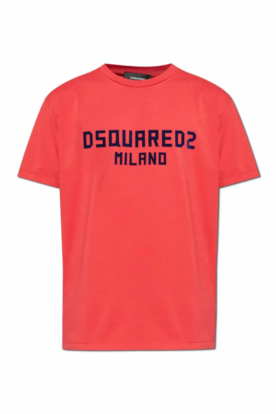 Dsquared2 CZERWONY T-shirt z logo