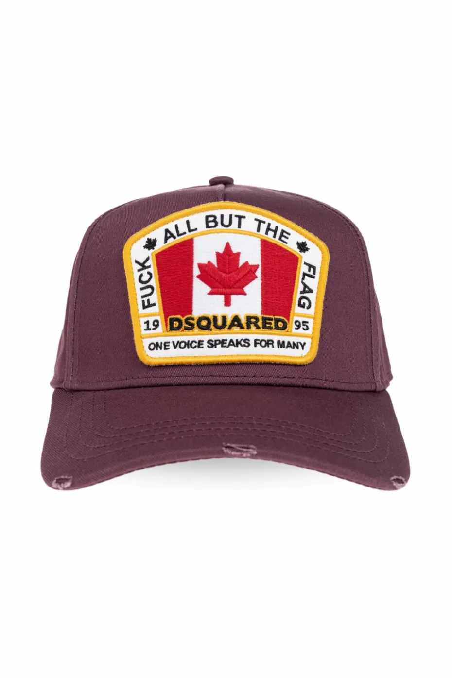 Dsquared2 FIOLETOWY Czapka z daszkiem