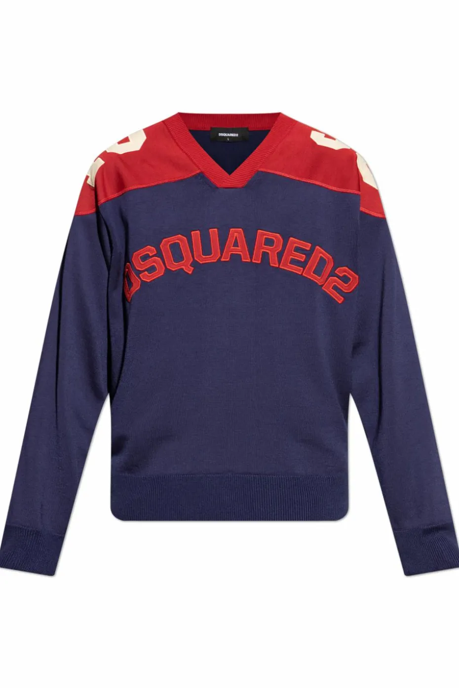 Dsquared2 GRANATOWY Bluza z logo