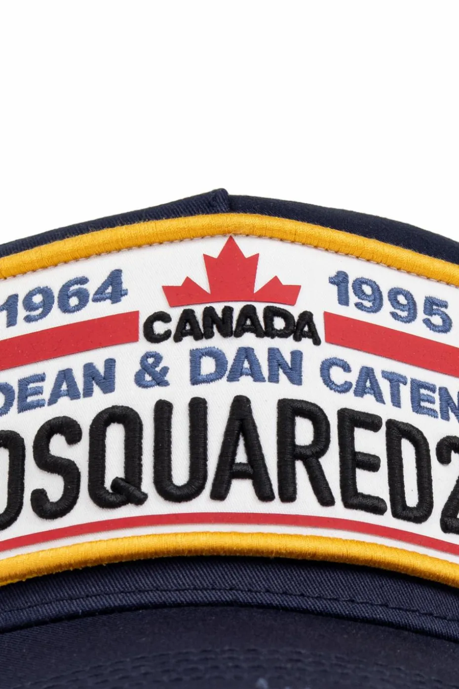 Dsquared2 GRANATOWY Czapka z daszkiem