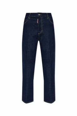 Dsquared2 GRANATOWY Jeansy `Boston`
