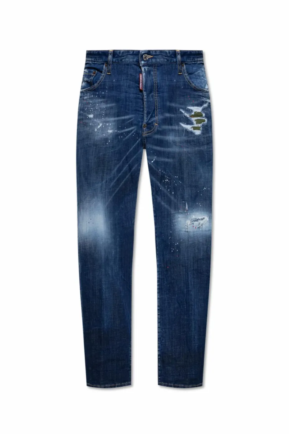 Dsquared2 GRANATOWY Jeansy `642`